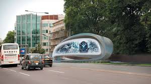 Zaha Hadid Attempts To Rethink Roadside Advertising With Billboard Design Zaha Hadid Zaha Hadid Design Billboard Design