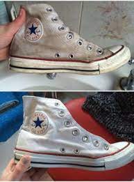 A la main, trempez le vêtement ou le linge blanc dans de l'eau bouillante additionnée de jus d'un citron. 45 Idees De Comment Nettoyer Les Chaussures Blanches Comment Nettoyer Les Chaussures Blanches Comment Nettoyer Chaussures Blanches