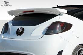 Made of high quality abs plastic, durable and light weight placement on vehicle:front, lower mounting hardware included: 2012 2017 Hyundai Veloster Turbo Duraflex Sequential Rear Wing Spoiler