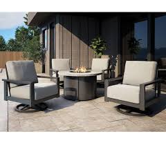 Outdoor Patio Furniture Elements Cushion Homecrest Outdoor Living Fire Table Patio Swivel Rocker Chair Rocker Chairs