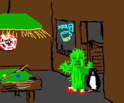 There are 5 cactus walking tacos for sale on etsy, and they cost. So A Cactus And A Penguin Walk Into A Bar Drawception