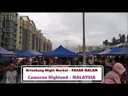 There are two shopping malls; Pasar Malam Brinchang Night Market Cameron Highland Youtube