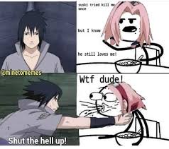 This Meme Is Funny Antisasusaku Naruto Engracado Memes De Anime Anime Naruto