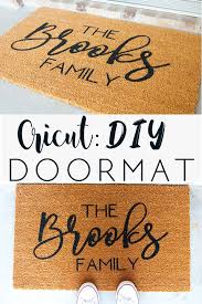 You Too Can Make This Diy Doormat Using Your Cricut In No Time At All Perfect Addition To Your Home Or A G Cricut Craft Room Diy Cricut Cricut Projects Vinyl