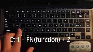 How can i turn on control the fn key and after that click on the space, bar to make your backlight keyboard again in. How To Light Up The Laptop S Keyboard Youtube