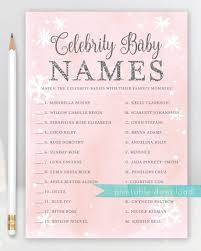 Vote them up or down as you please to influence the rankings and let the world know how you feel about the personal life decisions celebrities have made. Celebrity Baby Names Winter Wonderland Girl Baby Shower Game Etsy Celebrity Baby Names Snowflake Baby Shower Outside Baby Showers