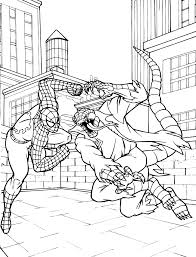 Top spiderman coloring pages for kids: Spiderman Vs Black Spiderman Coloring Pages Novocom Top