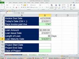 This is not normally an issue when transferring files between windows and mac computers. Office 2010 Class 30 Excel Date Formulas Days Invoice Past Due Loan Maturity Date Project Days Youtube