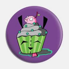 Piggy Gir Invader Zim Pin Teepublic De I created these invader zim svg's for my nephews tenth birthday.