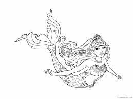Choose your favorite coloring page and color it in bright colors. Barbie Mermaid Coloring Pages Barbie Mermaid 7 Printable 2021 0652 Coloring4free Coloring4free Com