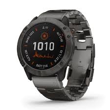 Garmin ガーミン Fenix 6x フェニックス6x Pro Dual Power Ti Black Dlc Titanium Band 010 02157 5d 安心のメーカー1年保証 タイムタイムオンラインストア