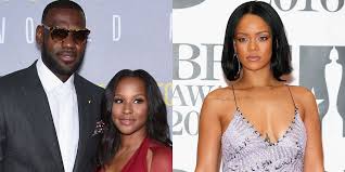 Find out the complete story of how lebron james met his future wife. Look Desperado Lebron James S Wife Might Not Care For This Rihanna Thirst Trap Instagram Post Lebron James Ri Lebron James And Wife Lebron James Rihanna