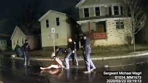 Earlier monday, cops said they wouldn't release any evidence — including video of the shooting — until the investigation is complete. Video In Black Man S Suffocation Shows Cops Put Hood On Him Abc27