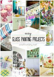 20 Easy Glass Painting Projects Diy Glass Paint Craftionary Diy Glass Glass Painting Diy Mosaic Projects