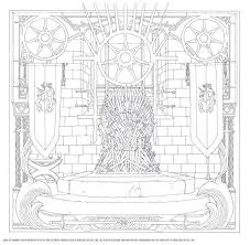 Color Westeros With Hbo S New Game Of Thrones Coloring Book Coloring Books Coloring Pages Game Of Thrones Accessories