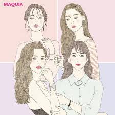 あなたはどのタイプ 早わかりチャートであなたの顔タイプ 似合うメイクを診断 マキアオンライン maquia online ヘアカラーチャート 顔 タイプ 診断 顔