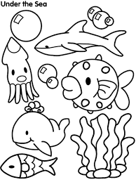 Dogs love to chew on bones, run and fetch balls, and find more time to play! Undersea Creatures Coloring Page Crayola Com