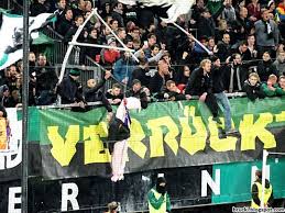 Also they hang pig figure with police jacket and austria scarf. Fc Wacker Innsbruck Austria Salzburg 02 11 2015