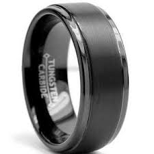 Black Band Engagement Rings For Him Cool Rings For Men Mens Wedding Bands Tungsten Rings Mens Wedding Bands Tungsten Mens Rings