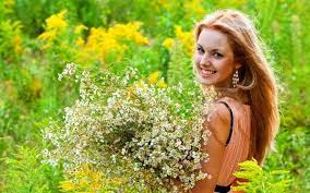 Download these smiling flower background or photos and you can use them for many purposes, such as banner, wallpaper, poster background as well as powerpoint background and website background. Women Model Women Outdoors Smiling Flowers Earrings Field Nature Blonde Wallpapers Hd Desktop And Mobile Backgrounds