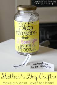 Birthday Gifts For Twin Adults Easy Diy Jar Of Love Kids Can Make For Mothers Day A Great Last Minute Gift Idea On A Budget And Costs No Homemade Gifts For Mom 40 Diy Gifts Mother S