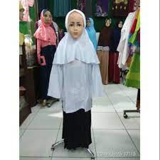 Anak laki wajah kepala gambar vektor gratis di pixabay. Setelan Muslim Anak Wanita Putih Hitam Untuk Anak Sd Sampai Smp Kls 1 Shopee Indonesia