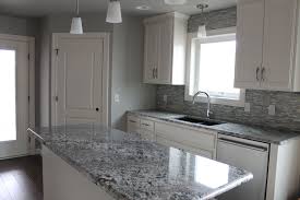 Pin By Grace On House Design Grey Countertops Grey Granite Countertops White Granite Countertops