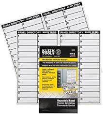 Electrical panel label template these types of types of electrical panel label template might also become able to encourage you with increased innovative ideas in case you cant discover the ideal template intended for the label you wish. Amazon Com Electrical Panel Labels