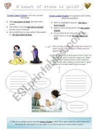But a life without you could never steal me now. English Worksheets A Heart Of Gold Or Stone