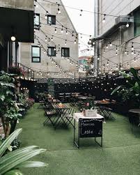 Korean Cafes Home Decor House Exterior Desain Eksterior Atap Hijau Eksterior