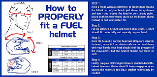 Fuel Helmet Size Chart Bike 24