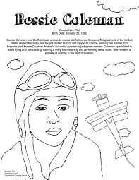 Bessie Coleman Black History Printables Black History Month Activities Bessie Coleman
