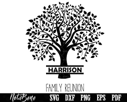 Family Reunion Svg Family Tree Svg Family Svg Tree Monogram Etsy In 2021 Tree Svg Family Tree Family Reunion