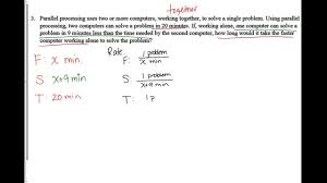 Create your own worksheets like this one with infinite algebra 2. Rational Functions Word Problems Youtube