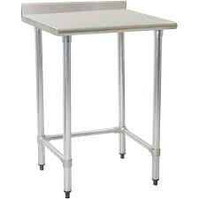 Hally stainless steel table for prep & work 24 x 30 inches, nsf commercial heavy duty table with undershelf and galvanized legs for restaurant, home and hotel 4.5 out of 5 stars 398 $110.49 $ 110. 30 X 36 Open Base 14 Gauge Stainless Steel Work Table Spec Master By Eagle Group