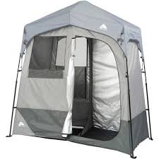 2 Room Shower Toilet Changing Tent Shelter Camping Emergency Privacy Survival Camping Shower Camping Toilet Shower Tent