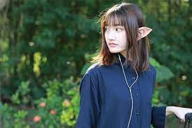 spirit e666 は とがった耳付きのイヤホン 装着すれば 妖精になれる エルフの耳 イヤホン エルフ