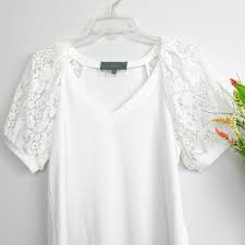 ANTHROPOLOGIE SUNDAY IN BROOKLYN Cady Lace Top, ➳...