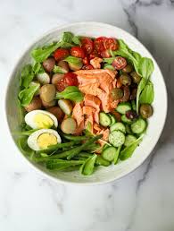Salmon Nicoise Salad Recipe Salmon Nicoise Salad Healthy Summer Recipes Summer Recipes