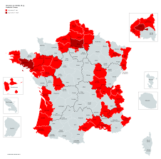 Les départements reçoivent leur couleur. Fichier Situation Du Covid 19 En France Le 3 Mars Png Wikipedia