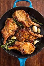 Best Oven Baked Pork Chop Recipe How To Make Garlic Rosemary Pork Chops
