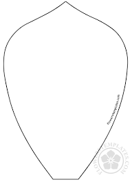 Large printable free paper flower petal templates. Large Paper Flower Petal Template Flowers Templates