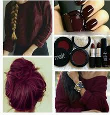 Lista de productos y marcas que use para esta decoracion de uñas : Vino Color Burgundy Hair Cherry Hair Colors Blonde Hair With Fringe