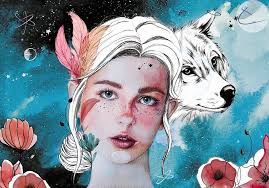 Mi Proyecto del curso: Retrato ilustrado en acuarela