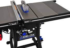 It has a splitter that is permanently fixed to it and has a flexible. Delta 36 5100t2 Contractor Table Saw With 30 Rip Capacity And Cast Extension Wings Amazon Com