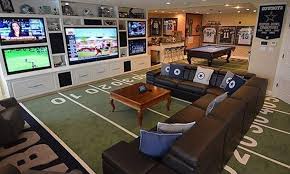 Man Cave Flooring Would Be A Basketball Court Man Cave Design Man Cave Home Bar Dream Man Cave
