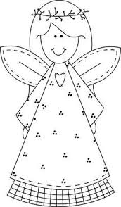 Keep your kids busy doing something fun and creative by printing out free coloring pages. Free Printable Wooden Angel Patterns Google Search Angel Coloring Pages Christmas Embroidery Christmas Coloring Pages