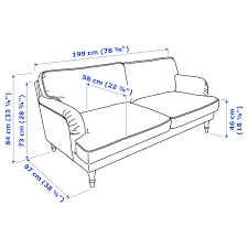 Maybe you would like to learn more about one of these? Mobel Ikea Stocksund Bezug Fur 3 5 Sofa Ljungen Blau Ersatzbezug 203 197 47 Neu Ovp Schonbezuge