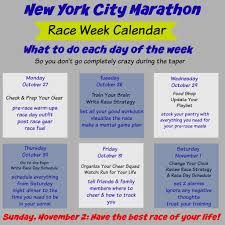 New York City Marathon Race Week To Dos Nyc Marathon Tips