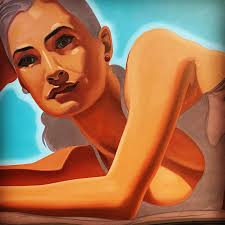 Painting in progress. This is a base and I will glaze